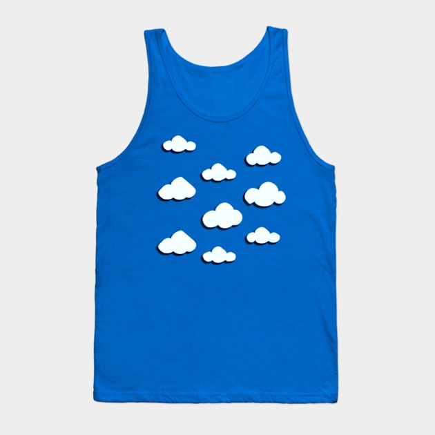 Summer Clouds (MD23KD007b) Tank Top by Maikell Designs